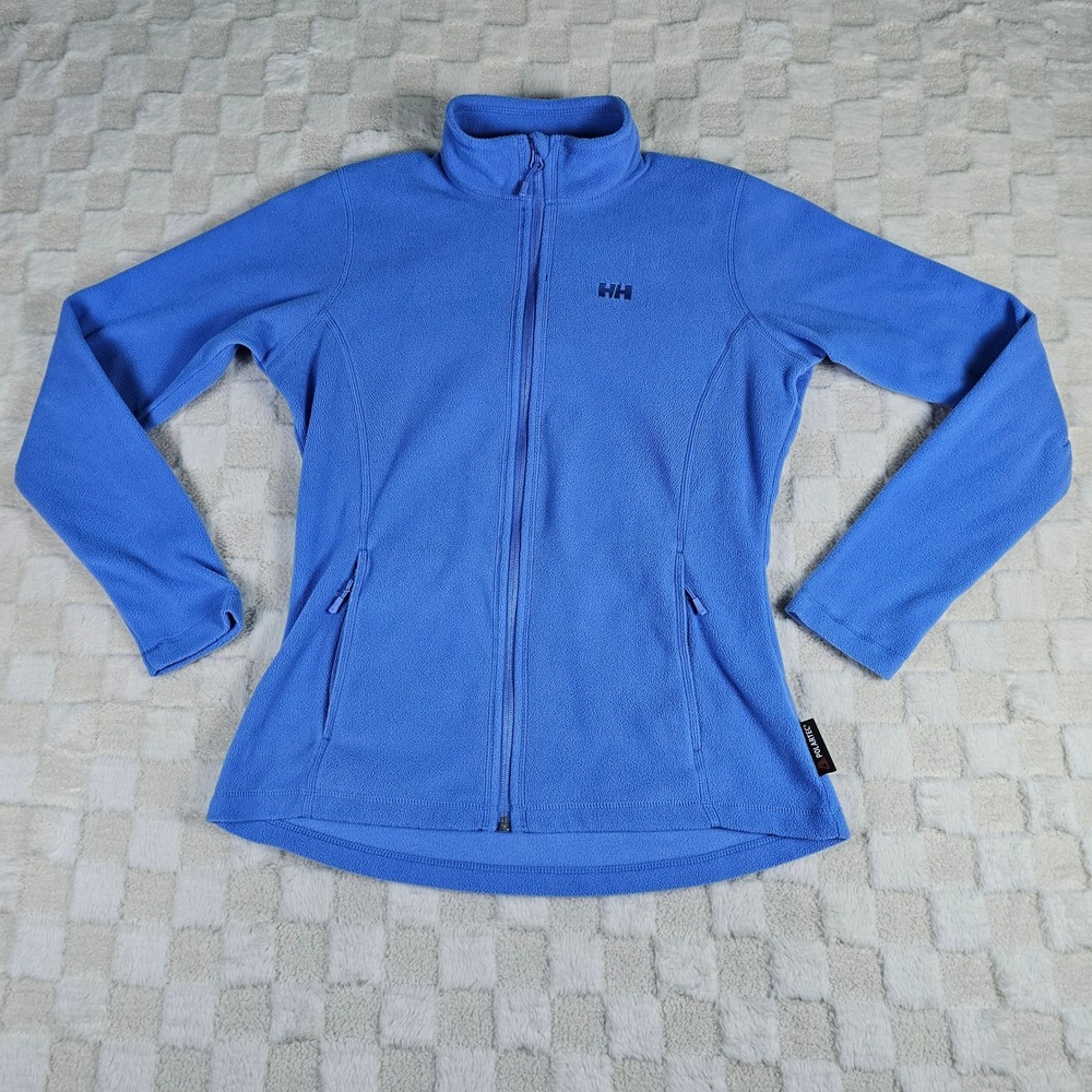Helly Hansen Womens Blue Polartec Full Zip Fleece Jacket Size L